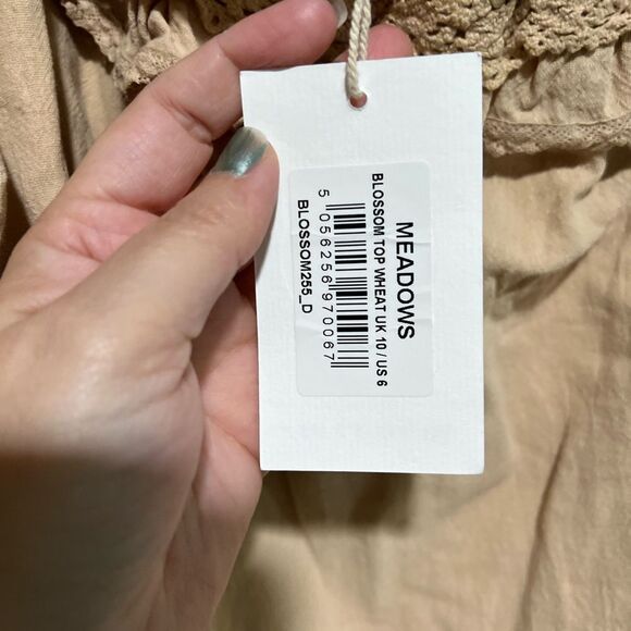 Meadows Wheat Blossom Top Size 6 $168 - Picture 7 of 12